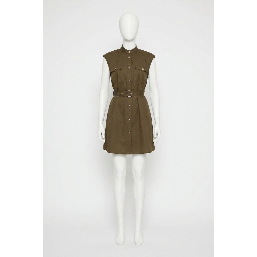 NEW JS71 barbara mini dress in olive